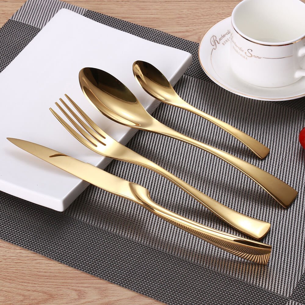 Modern Flatware With Tea Spoon