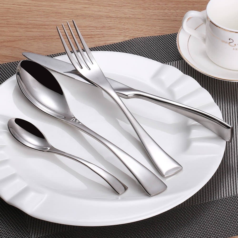 Modern Flatware With Tea Spoon
