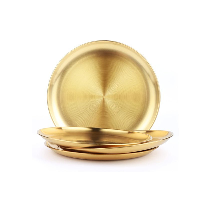 Gold 4 x 8 inches Plates