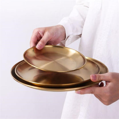 Rome Gold Plate - Gold - Lemeya Kitchen