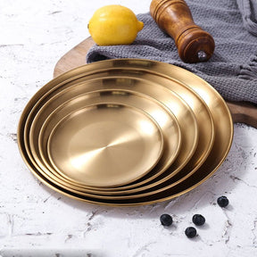 Rome Gold Plate - Gold - Lemeya Kitchen
