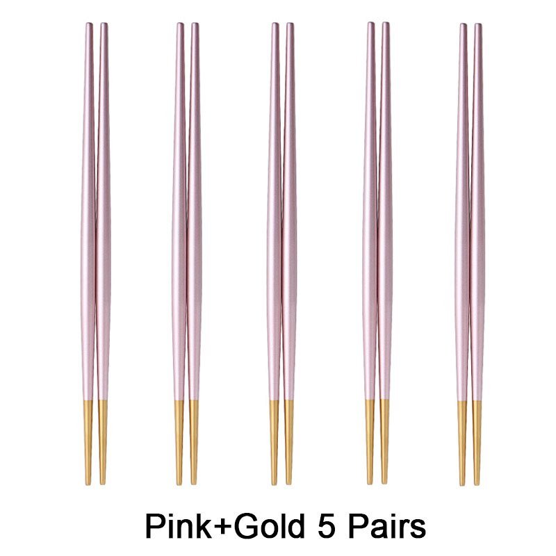 Pink Gold 5 Pairs
