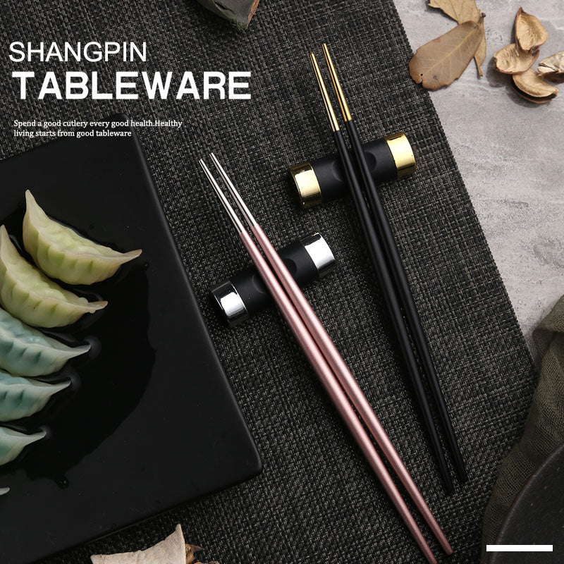 Round Chopsticks 18/10 Stainless Steel Non-slip