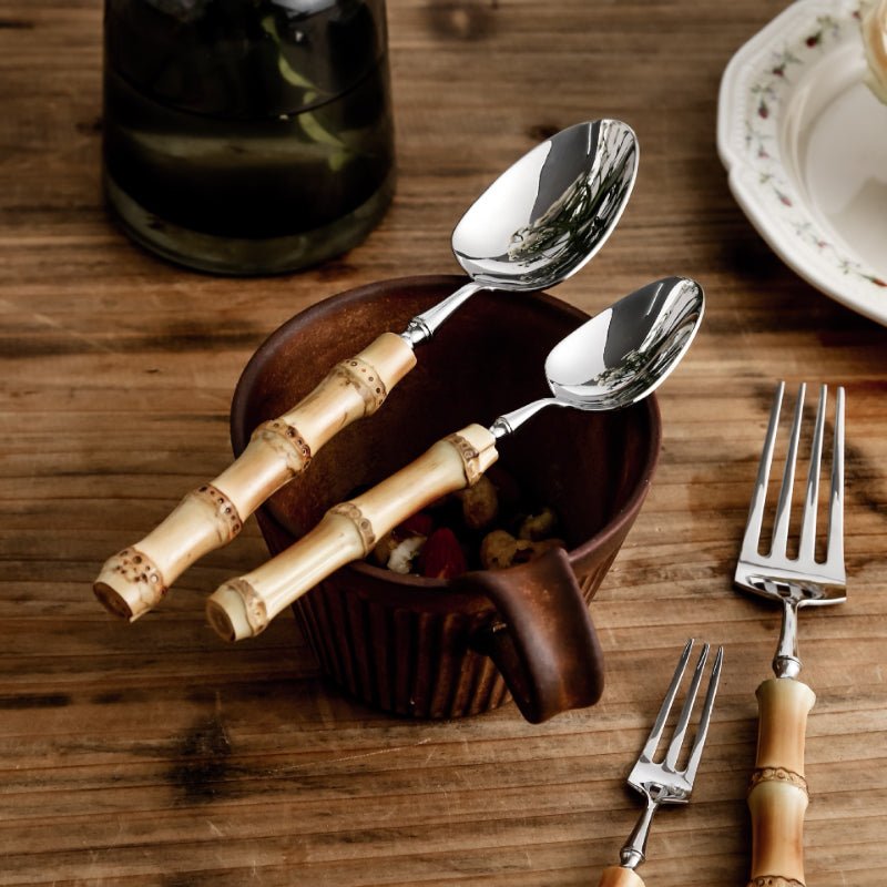 Bamboo flatware purchases