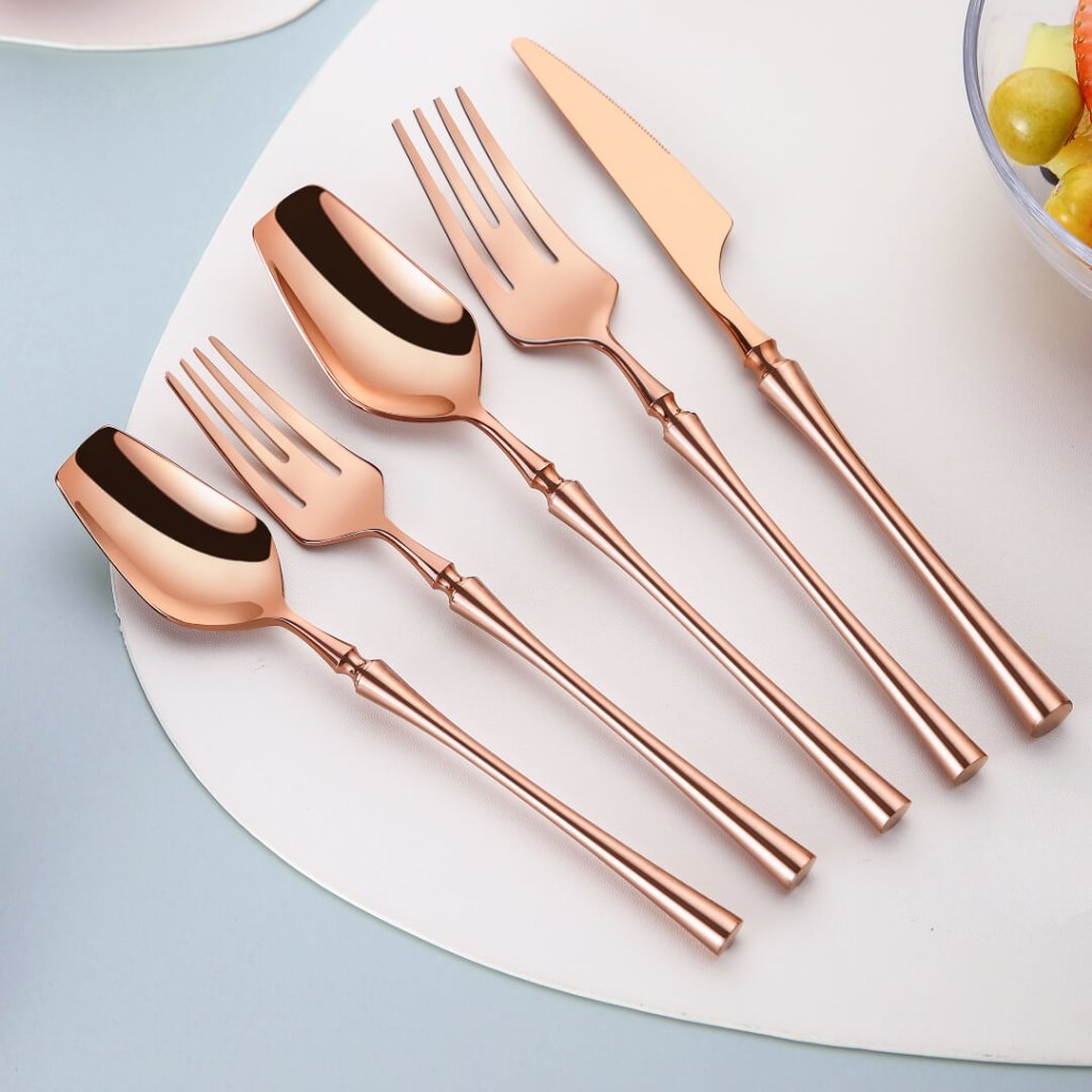 Vatican Flatware - Rose Gold - Lemeya Kitchen