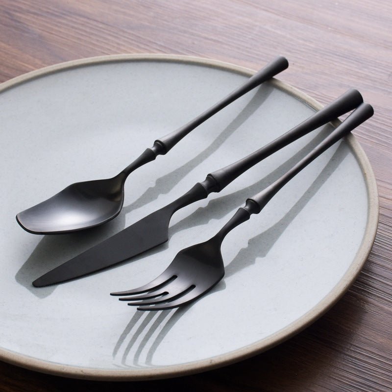 Vatican Flatware - Black - Lemeya Kitchen