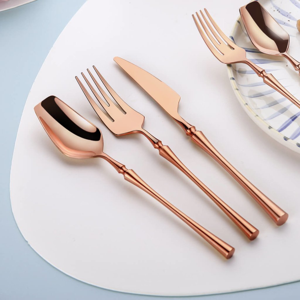 Vatican Flatware - Rose Gold - Lemeya Kitchen