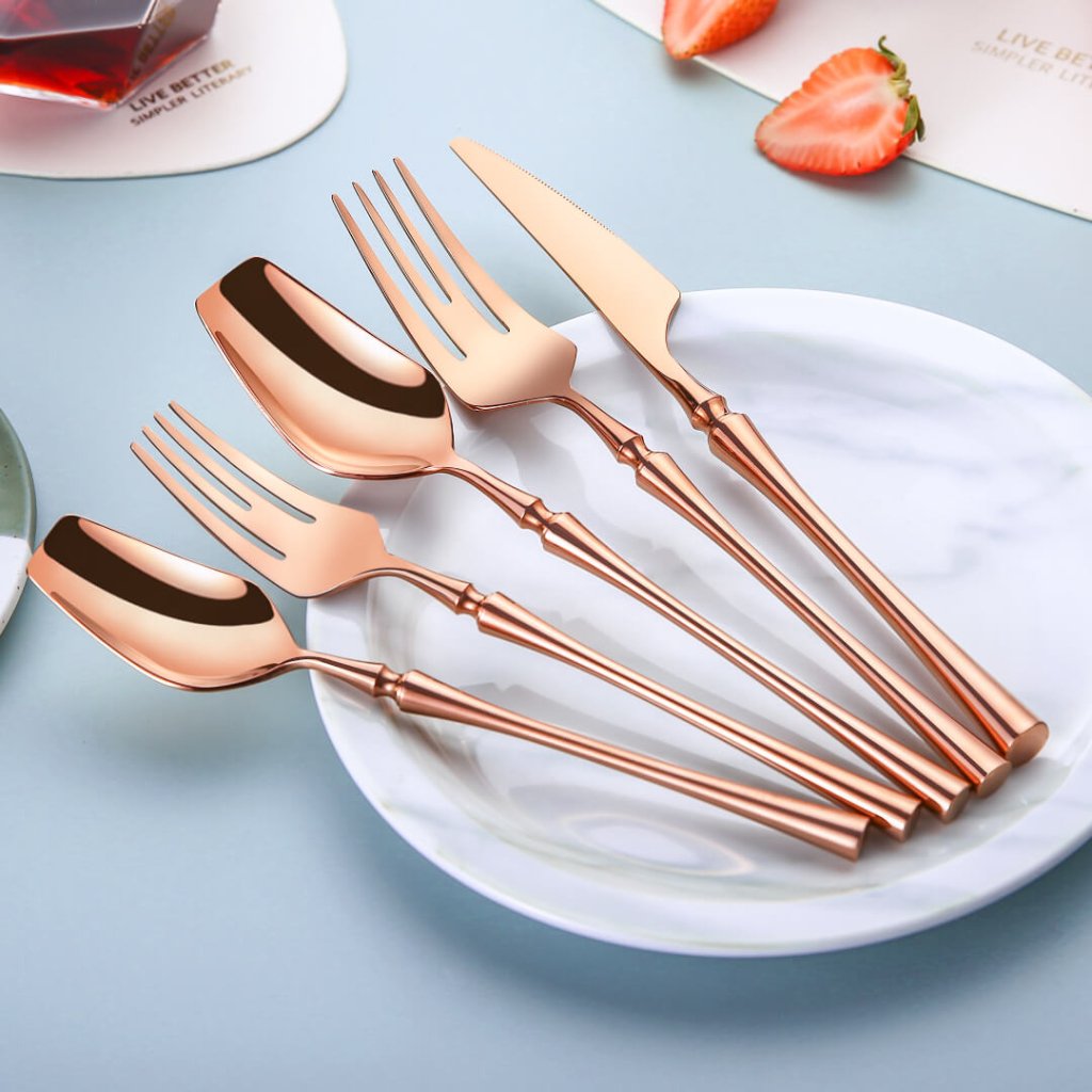 Vatican Flatware - Rose Gold - Lemeya Kitchen