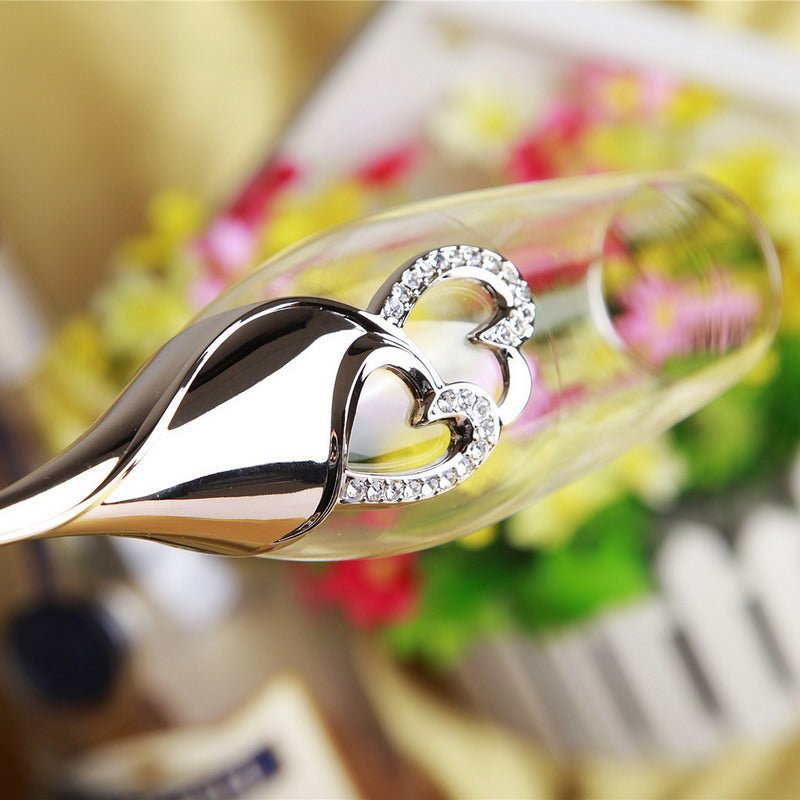 Wedding Crystal Goblet Champagne Flutes Glasses